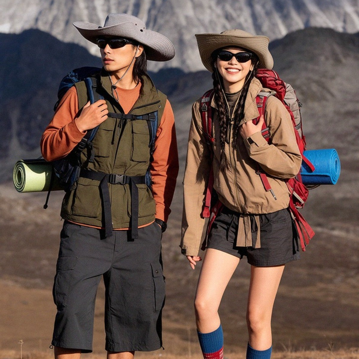 Summer Hat for Men Women - Hiking Fishing Hat - Sun Protection Bucket Hat