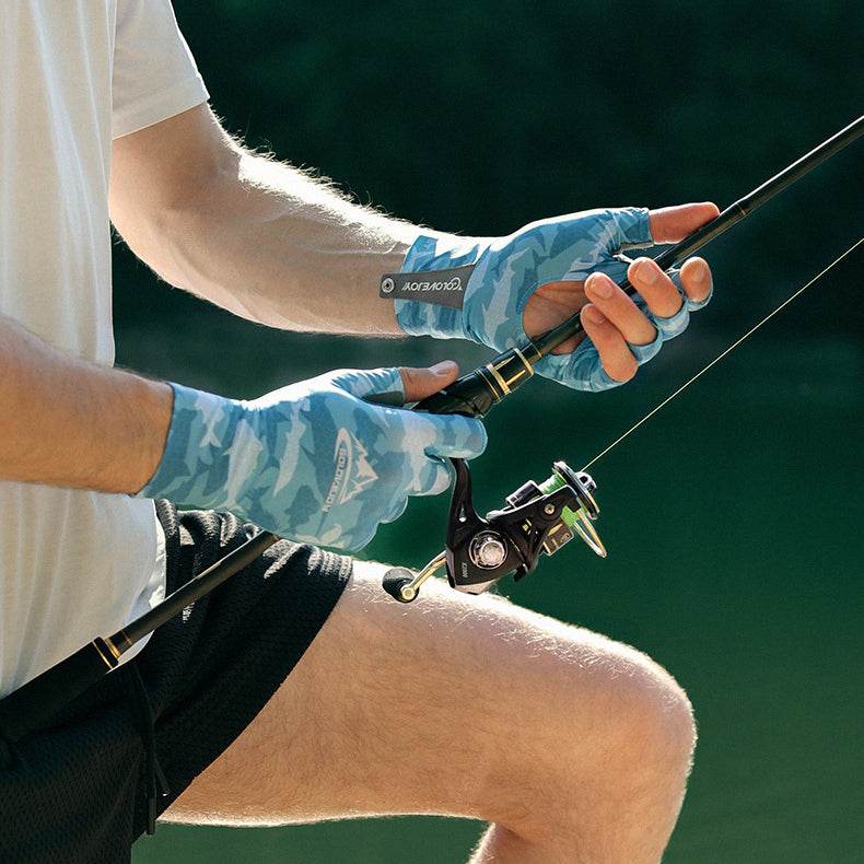 UPF50+Summer Sunscreen Fishing Gloves - Movagear