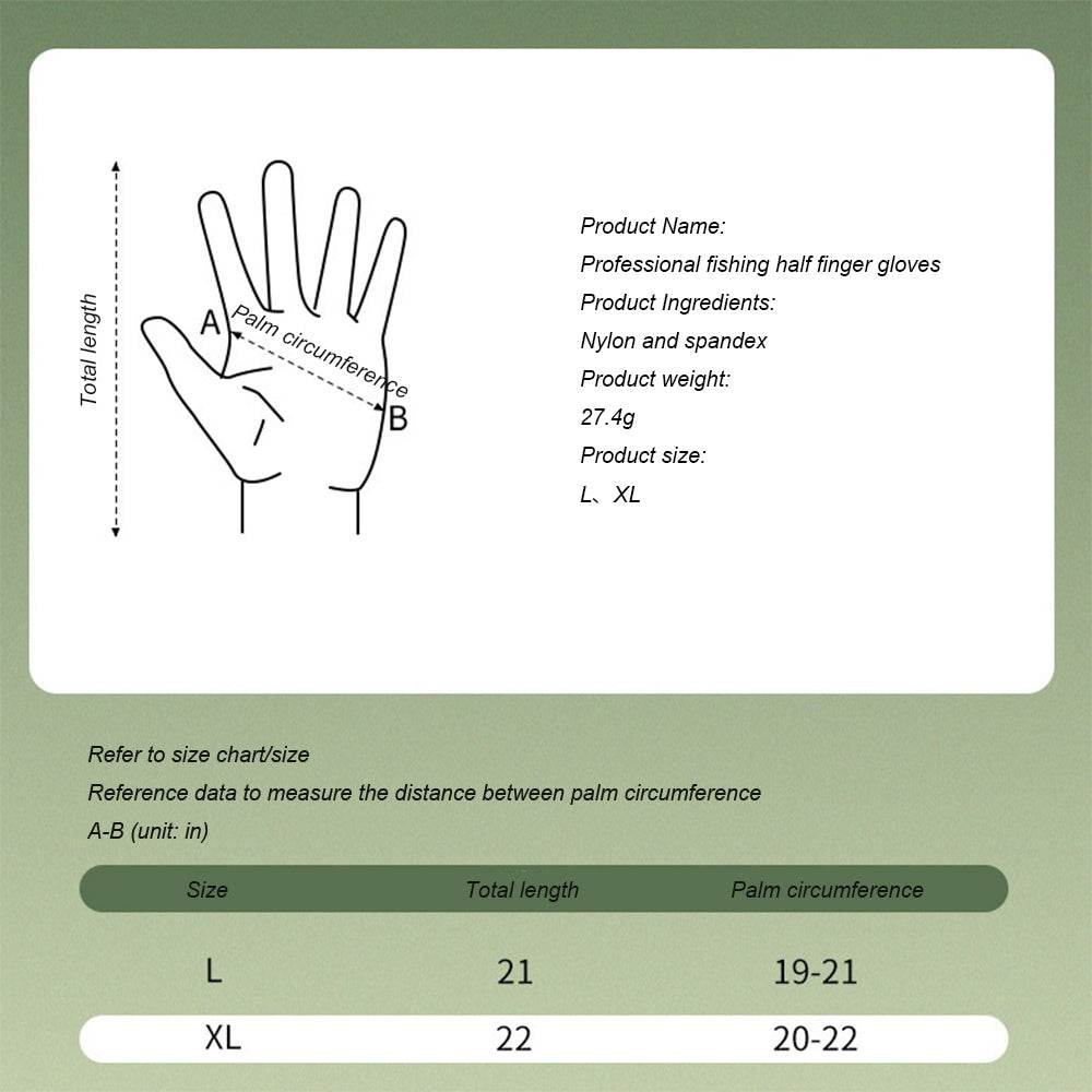 UPF50+Summer Sunscreen Fishing Gloves - Movagear