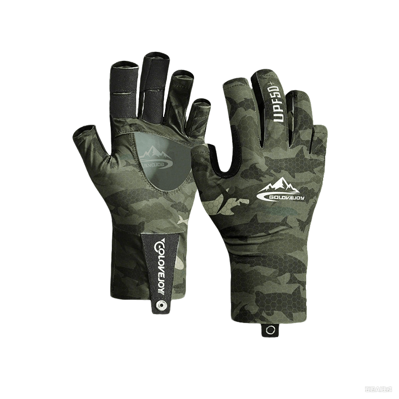 UPF50+Summer Sunscreen Fishing Gloves - Movagear