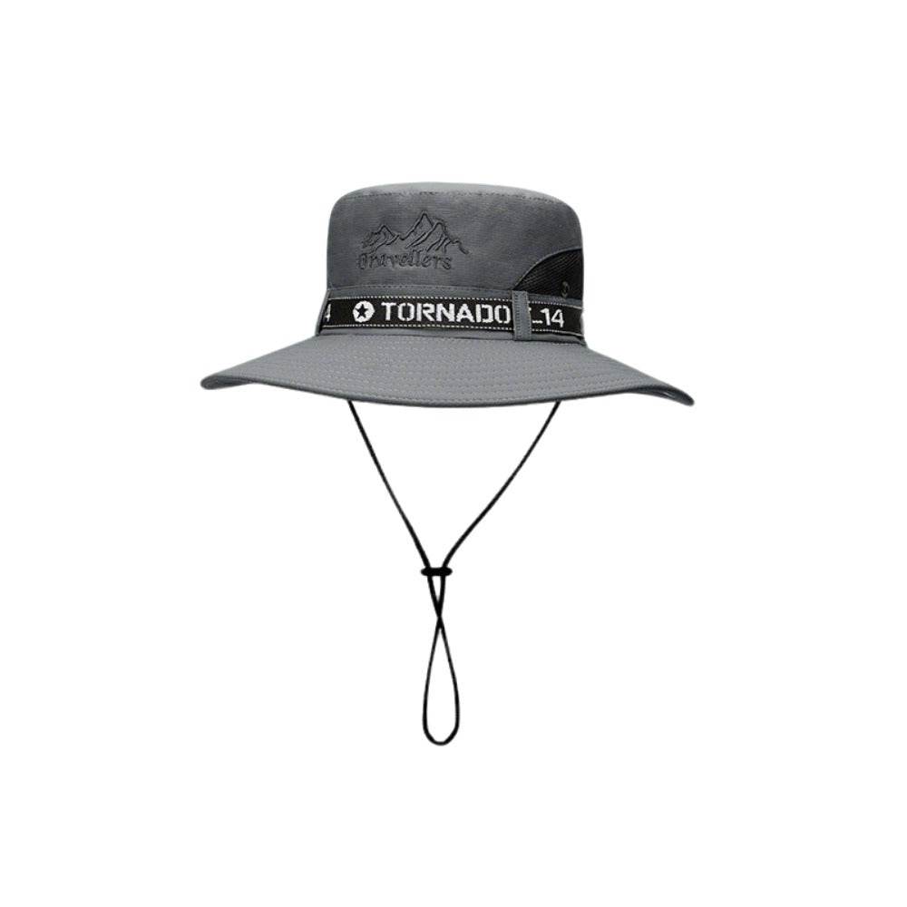 UPF50+ Letter Printed Fisherman Hat - Movagear