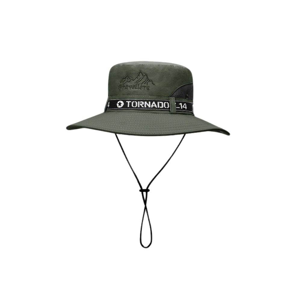 UPF50+ Letter Printed Fisherman Hat - Movagear