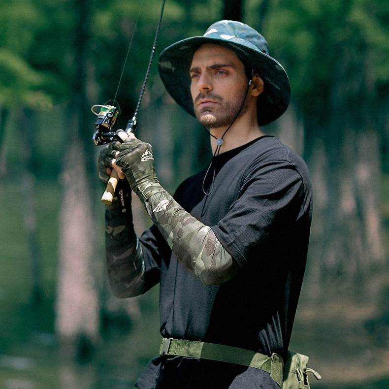 UPF50+Summer Sunscreen Fishing Gloves - Movagear