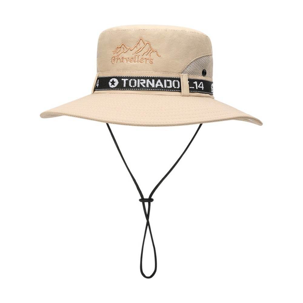 UPF50+ Letter Printed Fisherman Hat - Movagear