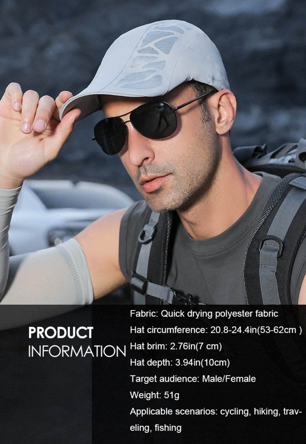 Splicing Mesh Duckbill Cap - Movagear