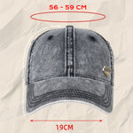 Baseball Cap for Spring Fall - Cotton Sun Hat for Outdoor Fishing Mountaineering