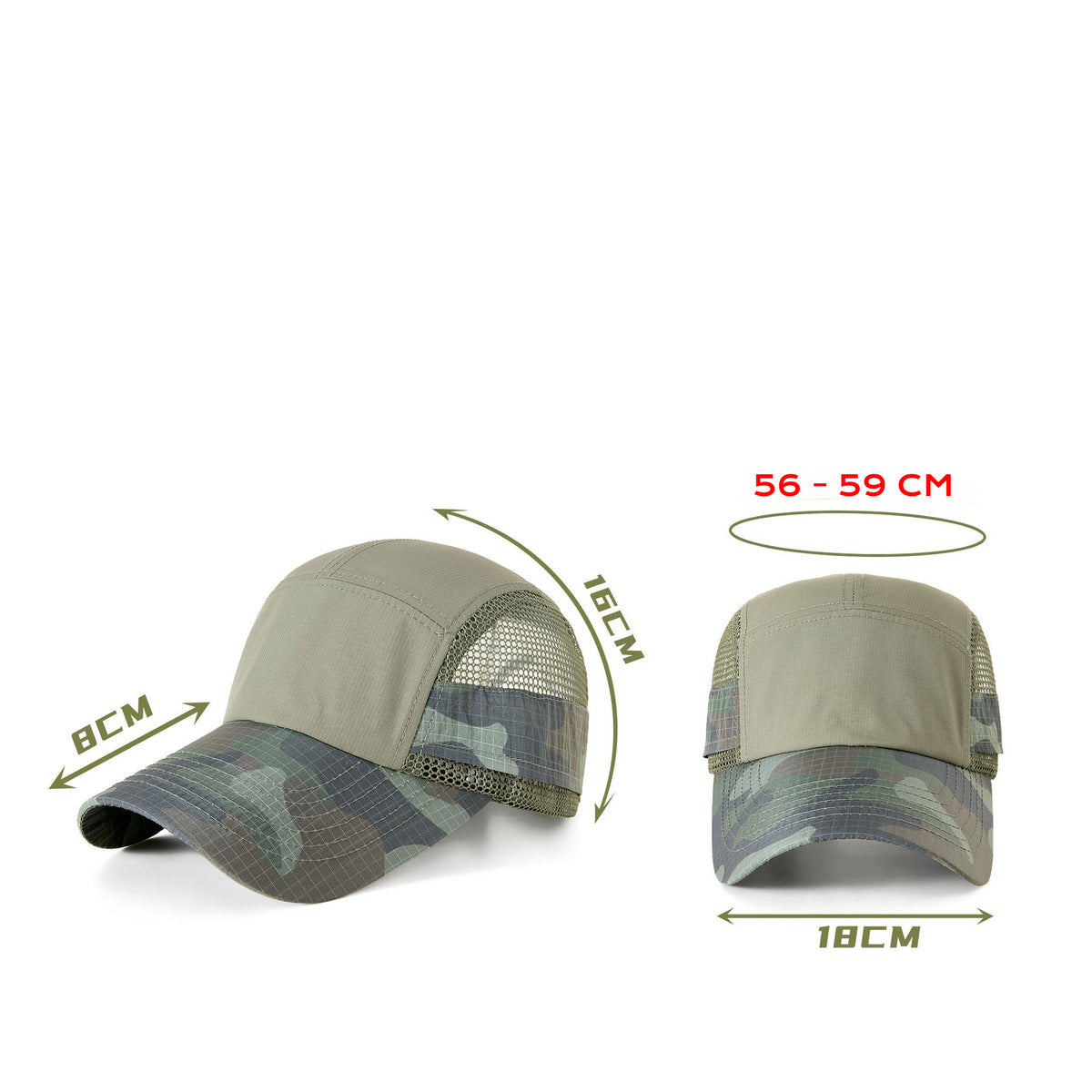Summer Camouflage Sun Hat - Baseball Cap Hat for Men Women