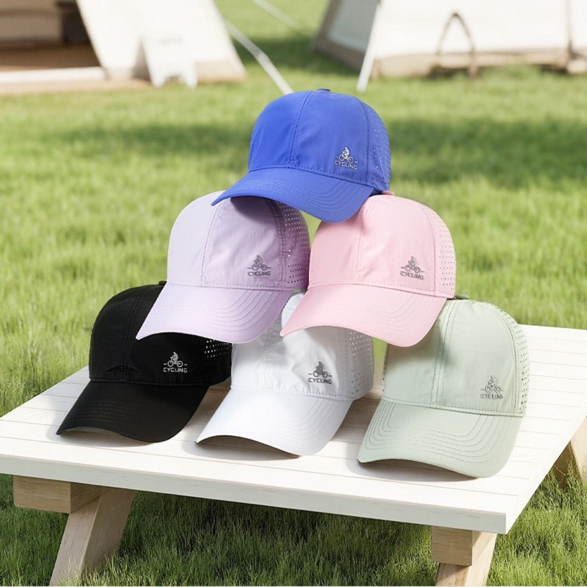 Summer Breathable Baseball Cap for Unisex - Sun Hat for Outdoor Cycling Fishing