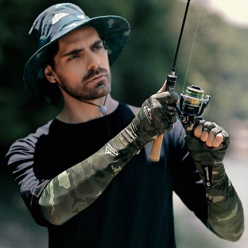 UPF50+Summer Sunscreen Fishing Gloves - Movagear