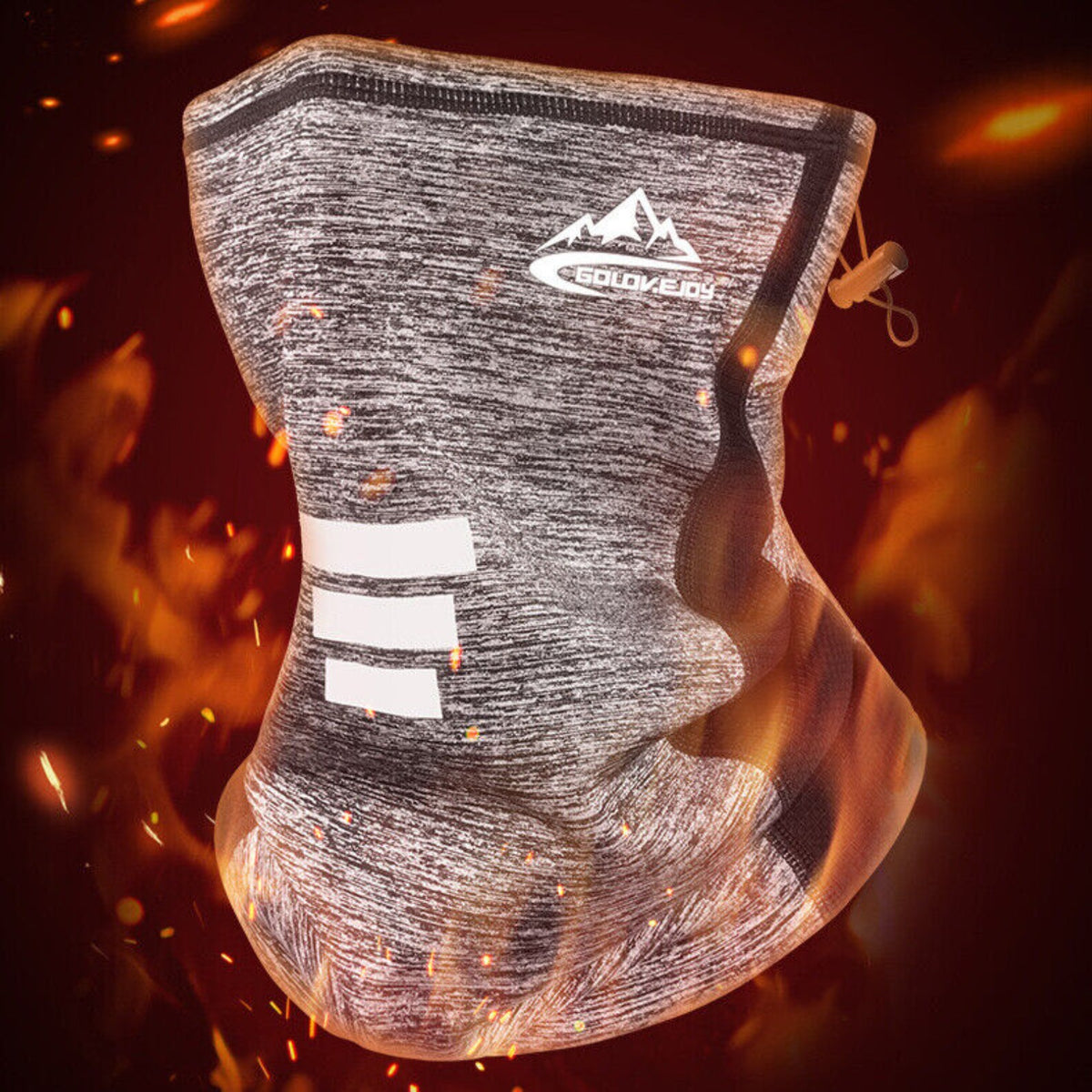 Neck Gaiter with Reflective Design