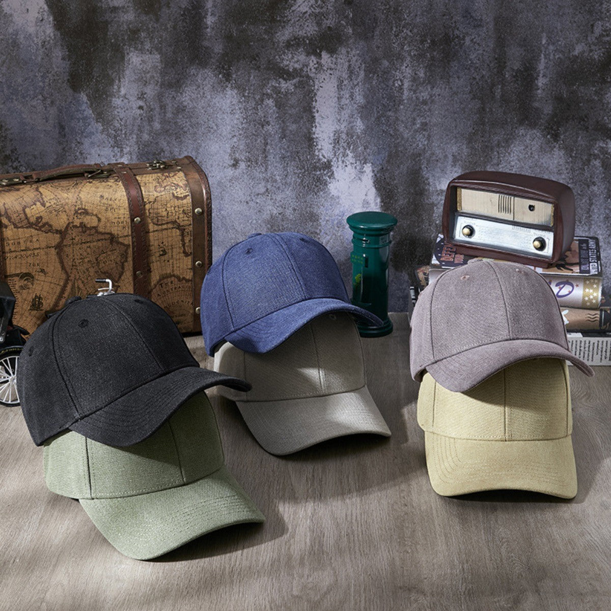 Spring Summer Vintage Cotton Baseball Cap - Windproof and Warm Baseball Cap