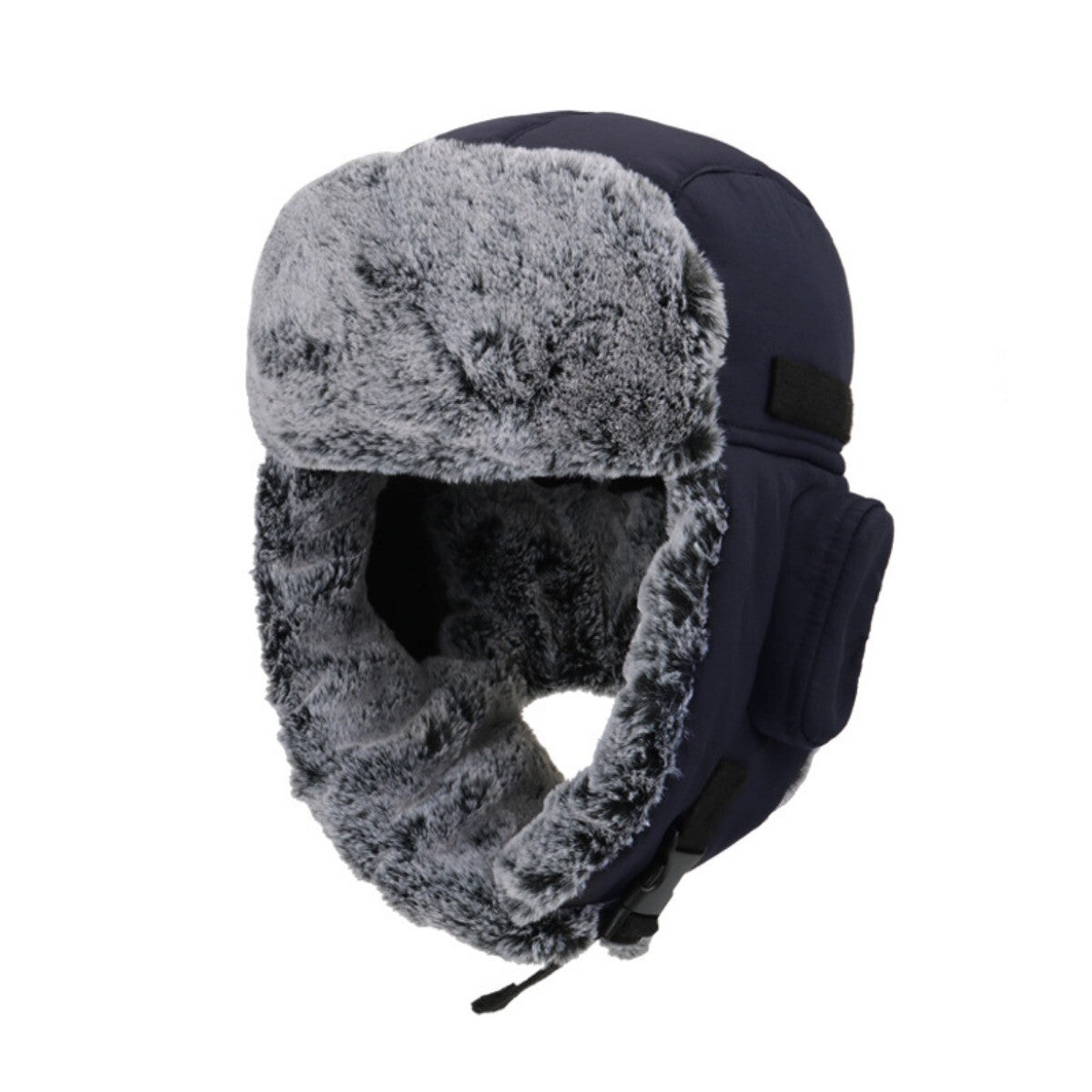 Winter Trapper Hat - Faux Fur Ear Flap Warm Aviator Cap For Men Women Outdoor