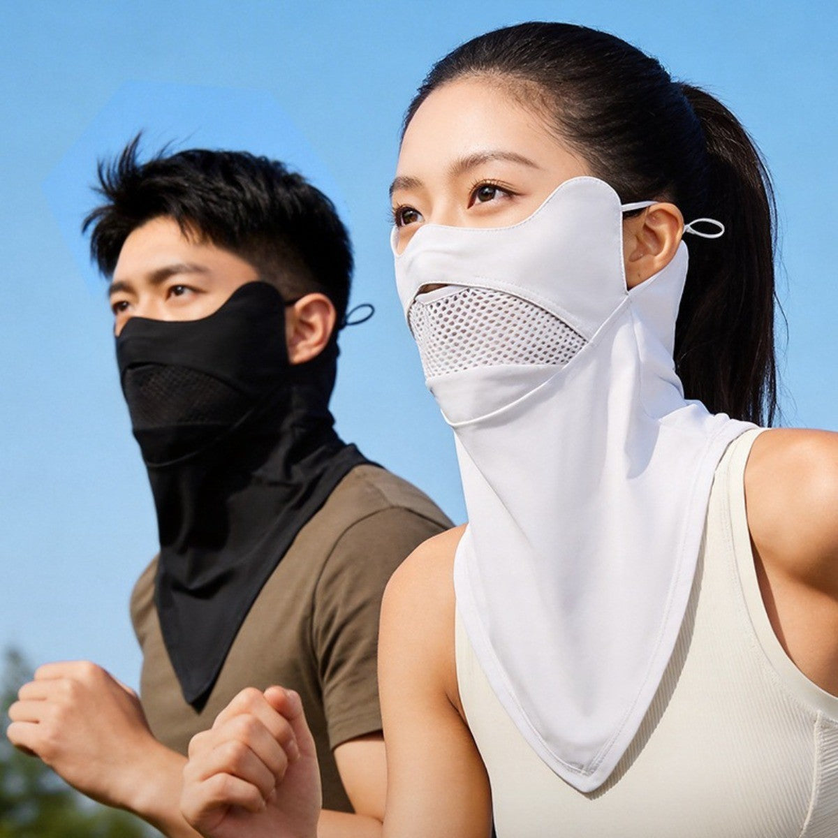 Cycling Mask UV Protection Balaclava for Unisex - Face Scarf for Running Fishing