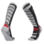 Wool Blend Skiing Socks for Men - Winter Thermal Outdoor Hiking Snow Socks