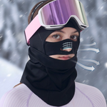 Half Ski Mask Balaclava - Winter Warm Fleece Face Mask - Neck Gaiter Cycling