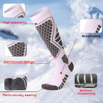 Winter Ski Socks for Men Women - Cold Weather Thermal Socks for Snowboarding