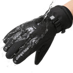 Ski Gloves - Winter Warm Waterproof Windproof Cycling Ski Gloves for Men