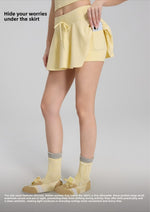 High Waist Abdominal Sports Short Skirt, Quick Drying Running Short DQ5942