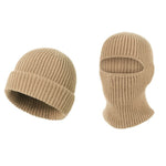 Knit Balaclava - With Both Wearing Method