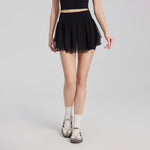 Elastic High Waist Slimming Tennis Skirt With Pocket Yoga Skirt for Women DQ5940