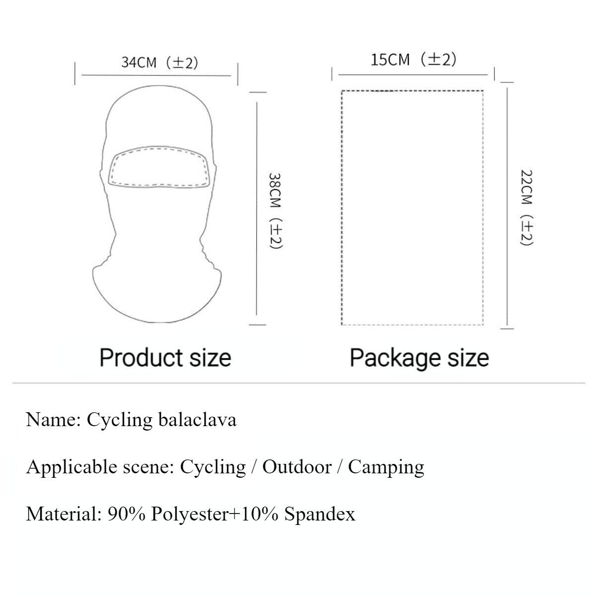 Seamless Balaclava - Sun Protection Windproof