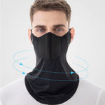 2PCS Summer Cycling Mask, Sun Protection Fishing Cycling Motorcycling Balaclava