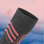 Ski Socks Thermal Warm - Winter Thick Knee High Snowboarding Socks For Unisex