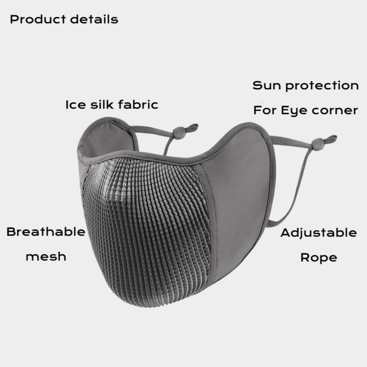 UPF50+ Face Mask for Men Women - Sun Protection Face Covering Mask For Cycling
