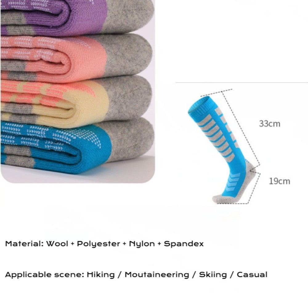 Snow Socks for Autumn Winter - Professional Warm Ski Socks for Men Women