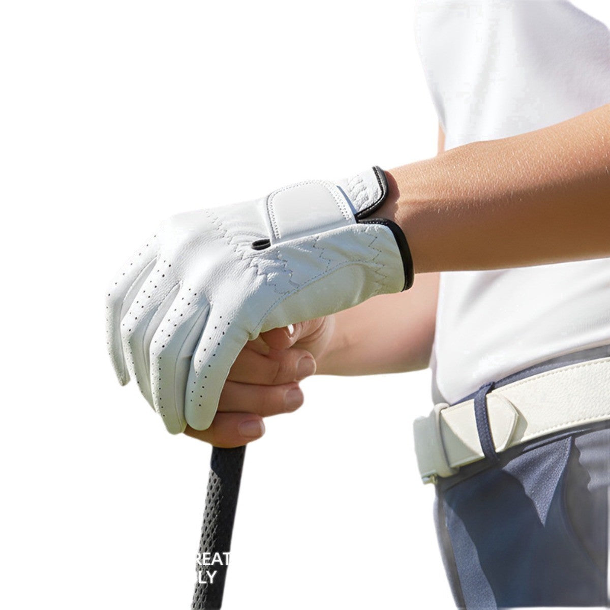Golf Gloves for Men Women - Sheepskin Breathable Golf Gloves for Left Hand