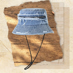 Cotton Bucket Hat for Men Women - Zipper Sun Protection Hat