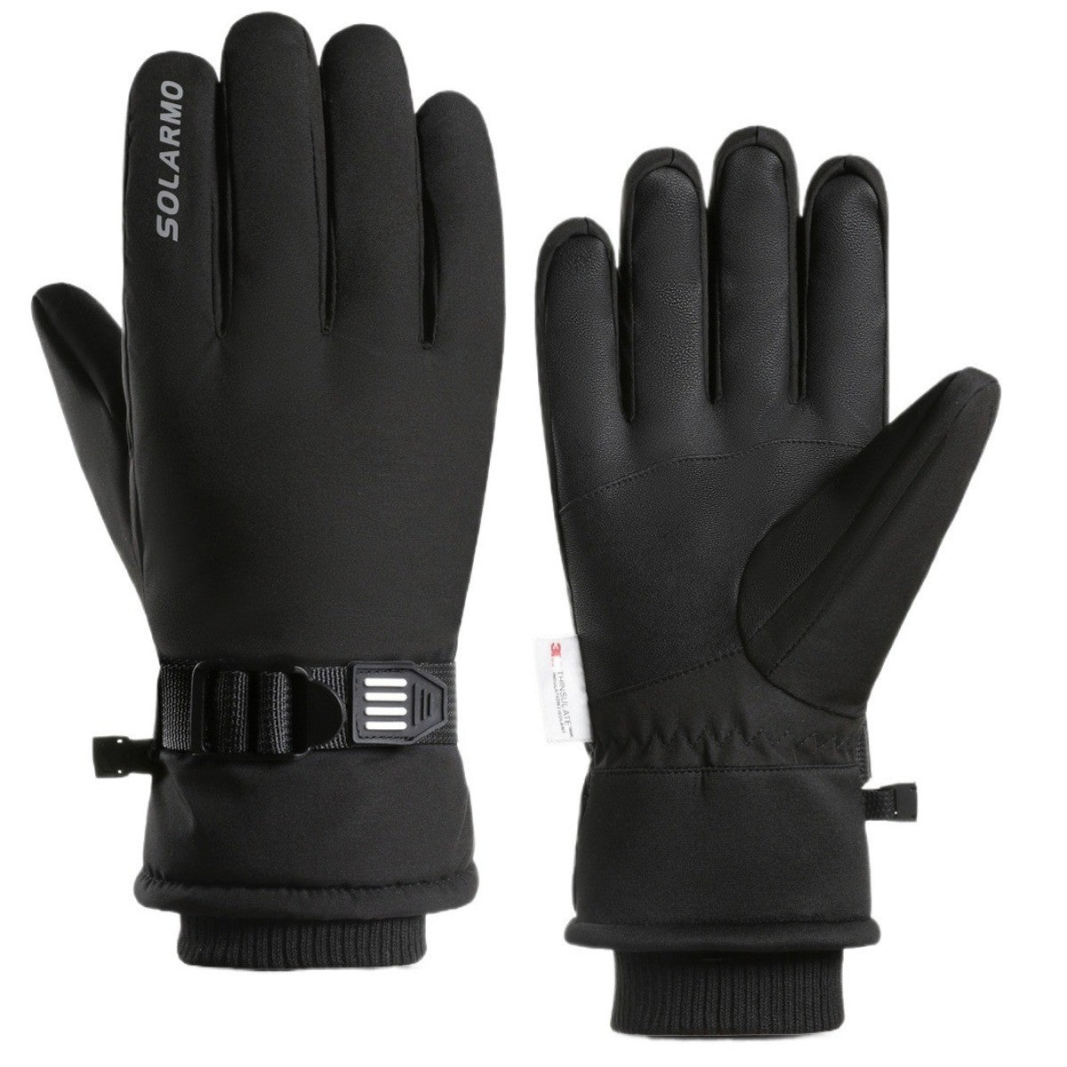 Ski Gloves - Winter Warm Waterproof Windproof Cycling Ski Gloves for Men