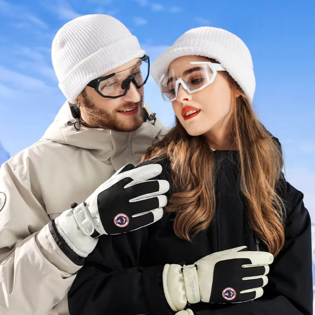 Winter Ski Gloves for Men Women - Thermal Snow Gloves for Cycling Skiing Sport
