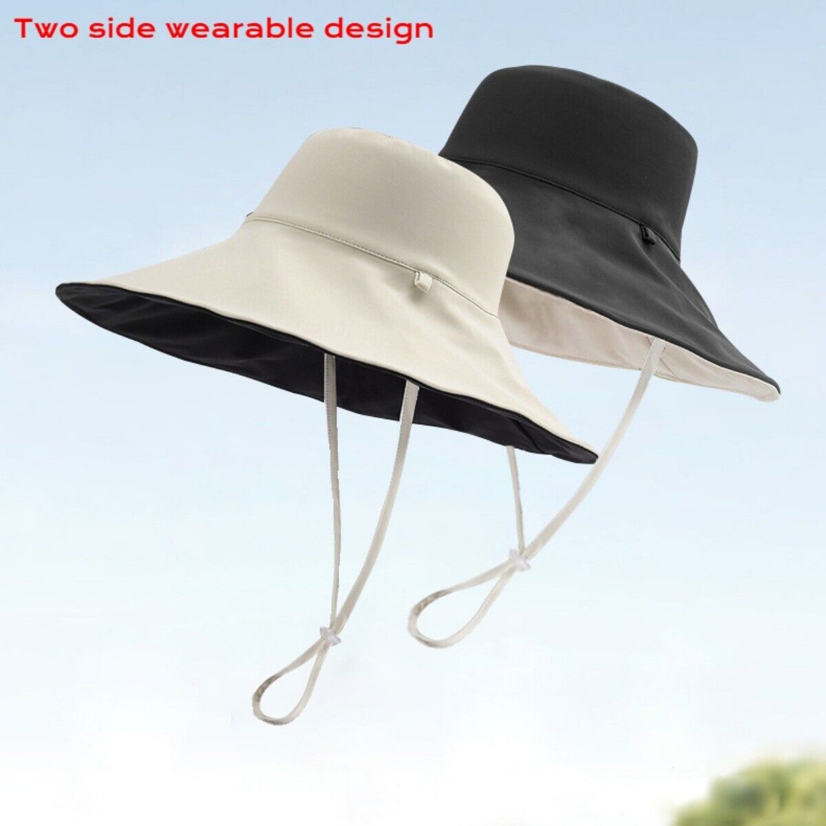 Bucket Hat with Two Side Wearable