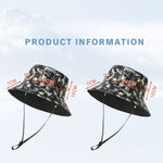 Sun Hats for Men Women - Bucket Hat With Two Side Wearable for Spring Fall Summer