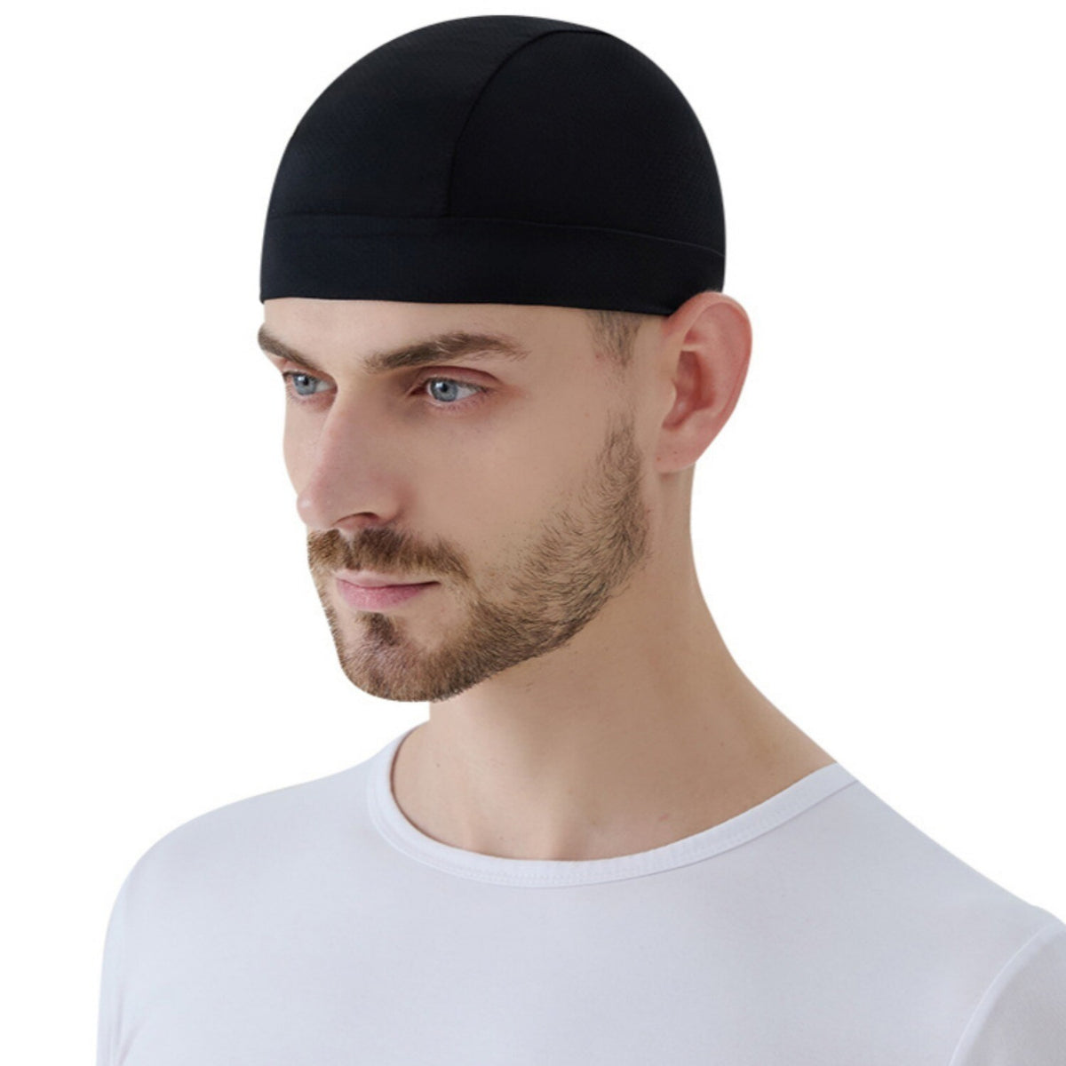 Summer Skull Caps Helmet Liner for Men Women, Ice silk Cycling Caps Beanie