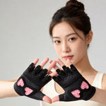Sports Yoga Fitness Gloves for Women - Shock Absorption Outdoor Cycling Gloves