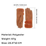 Winter Gloves for Women - Thermal Gloves Touch Screen Gloves for Outdoor