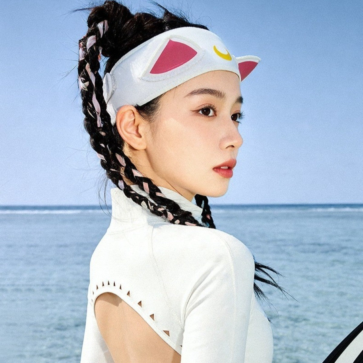 Diving Hairband for Female - Neoprene Headband for Snorkeling, Swimming Diving