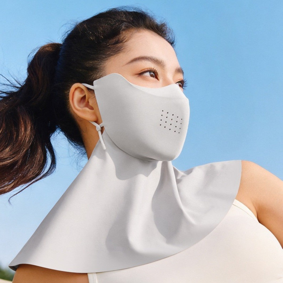 2PCS Summer Ice Silk UV Protection Face Mask for Women - UV Protection Balaclava