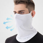 Cycling Sun Protection Scarf Mask - Neck Gaiter Ice Silk Balaclava For Men Women