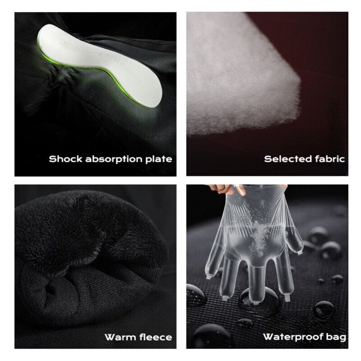 Winter Mittens for Men Women - Warm Thermal Waterproof Mittens for Snowboarding
