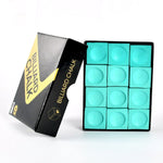 2PCS / 12 PCS Cup Pool Cue Chalk for Billiards Snooker Billiards Chalk