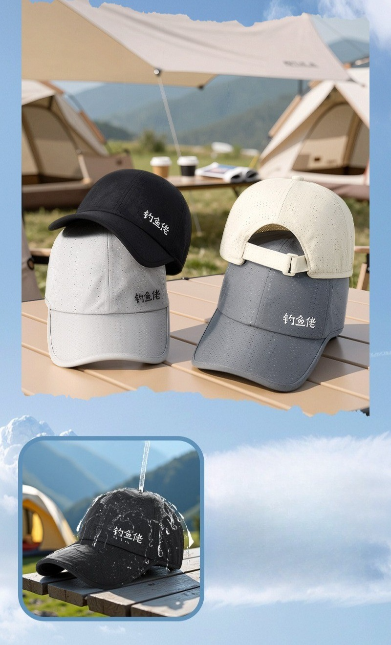 Spring Summer Fishing Hat- Baseball Cap for Men Women Outdoor Camping