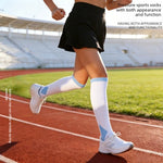 Professional Compression Socks Made of Bamboo Fiber Fabric Running Cycling Socks