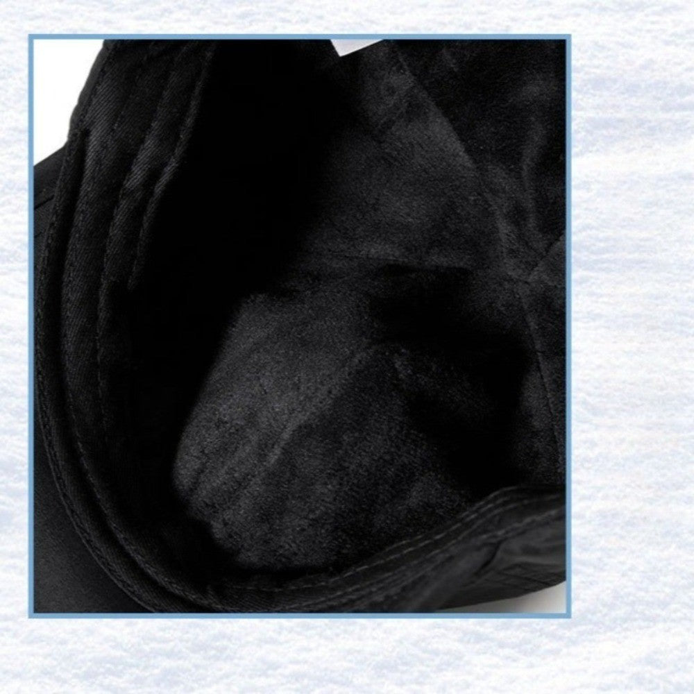 Winter Baseball Cap with Fleece - Thermal Windproof Baseball Cap for Men Women