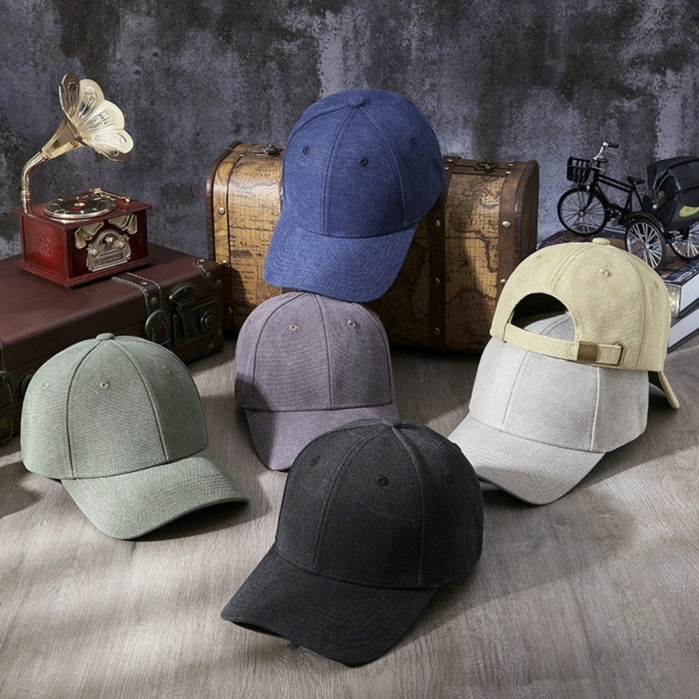 Spring Summer Cotton Baseball Cap - Windproof and Warm Baseball Cap - Sun Hat