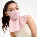 2PCS Summer Ice Silk UV Protection Face Mask for Women - UV Protection Balaclava