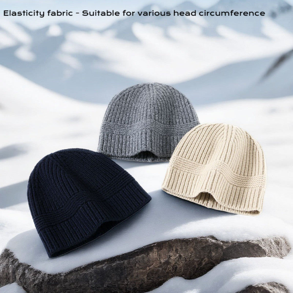 Winter Beanie - Warm Knit Hat for Cold Weather