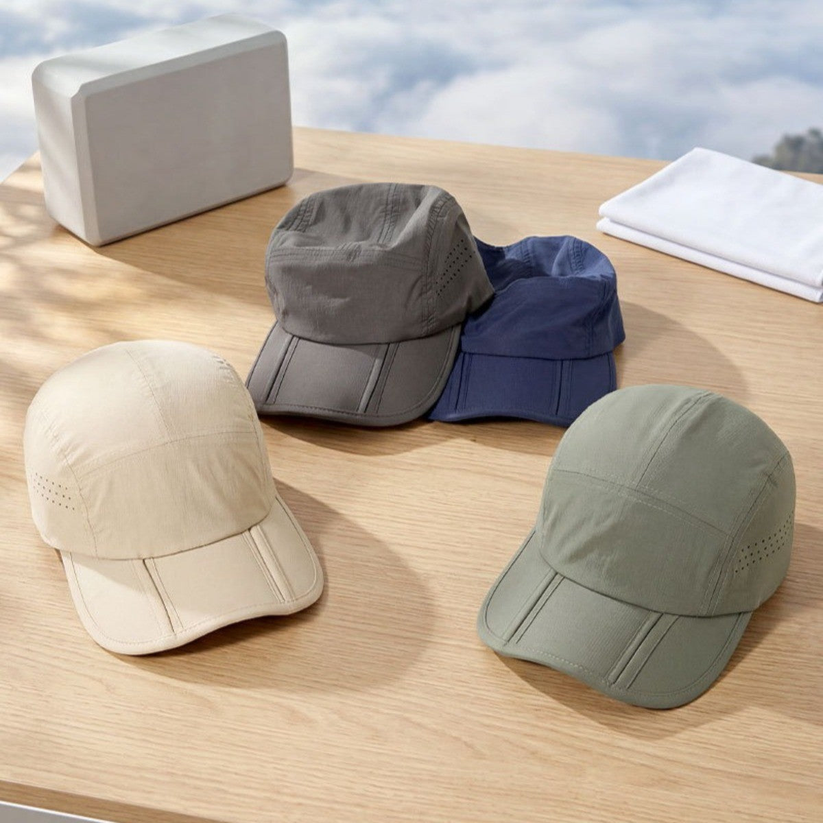 Summer Outdoor Baseball Cap - Sun Protection Hat Breathable Lightweight Hat